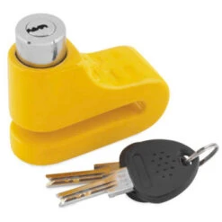 Bully Locks 5.5MM Disc Lock -Motorcycle Riding Equipment Bully Locks 5mm Disc Lock 132247 Yellow 41702.1468509678