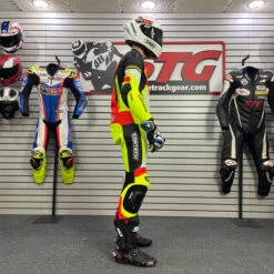 Cortech Revo Sport Air Men's 1-Piece Suit [Hi-Viz/Red] STG Exclusive Colorway -Motorcycle Riding Equipment Cortech Revo Sport Air Mens One Piece Suit Hi Viz Red 2 42401.1676571568