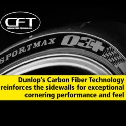 Dunlop Sportmax Q3+ Rear Tire -Motorcycle Riding Equipment Dunlop Q3 Sportmax Tires 2 36990.1495648121