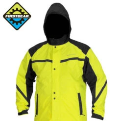 Firstgear Sierra Rainsuit Jacket Yellow -Motorcycle Riding Equipment First Gear Sierra Rainsuit Jacket yellow detail 4 ps 74807.1481948879