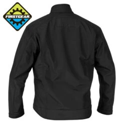 Firstgear Softshell Jacket Black 6 Firstgear Softshell Jacket Black -Motorcycle Riding Equipment First Gear Softshell jacket black detail 3 ps 82942.1481948942