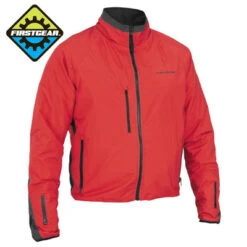 Firstgear Waterproof Heated Jacket Red