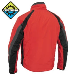 Firstgear Waterproof Heated Jacket Red -Motorcycle Riding Equipment First Gear Waterproof Heated jacket red detail 3 ps 14180.1481949218