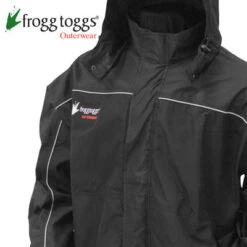 Frogg Toggs Toadz Highway Jacket -Motorcycle Riding Equipment Frogg Togg Toadz Highway Jacket black detail 2 ps 73365.1481959430