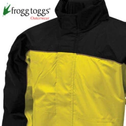 Frogg Toggs Toadz Highway Jacket -Motorcycle Riding Equipment Frogg Togg Toadz Highway Jacket yellow detail 2 ps 08985.1481959442