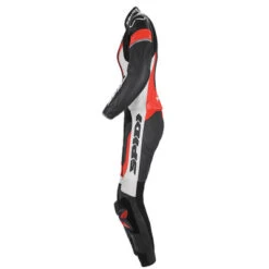Spidi Laser Touring Lady Leather Suit -Motorcycle Riding Equipment LASERTOURINGLADY Black Red 3 11445.1667941547