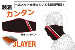 RS Taichi Windstop Neck Warmer RSX150 -Motorcycle Riding Equipment RS Taichi Windstop Neck Warmer RSX150 3Layer 20223.1481313222