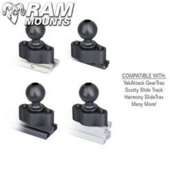 Ram Mounts 1.5" Ball Quick Release Track Base -Motorcycle Riding Equipment Ram Mounts 1.5 Ball Quick Release Track Base detail 4 67068.1481992629