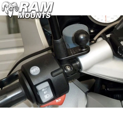 Ram Mounts 2.25" X 0.87" Motorcycle Base With 11mm Hole And 1" Ball 2 Ram Mounts 2.25" X 0.87" Motorcycle Base With 11mm Hole And 1" Ball - Image 2
