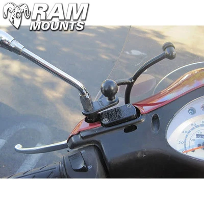 Ram Mounts 2.25" X 0.87" Motorcycle Base With 11mm Hole And 1" Ball 3 Ram Mounts 2.25" X 0.87" Motorcycle Base With 11mm Hole And 1" Ball - Image 3