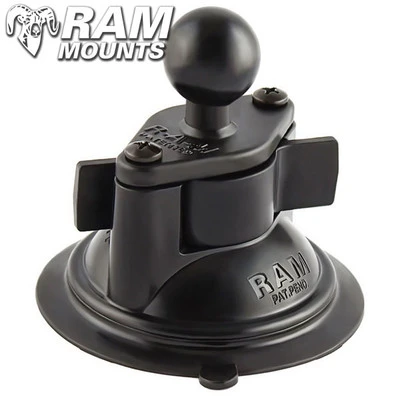 Ram Mounts 3.25" Diameter Suction Cup Twist Lock Base With 1" Ball 1 Ram Mounts 3.25" Diameter Suction Cup Twist Lock Base With 1" Ball