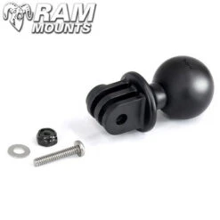 Ram Mounts Handlebar Rail Mount 1" Diameter Ball With Custom GoPro Hero Adapter 5 Ram Mounts Handlebar Rail Mount 1" Diameter Ball With Custom GoPro Hero Adapter -Motorcycle Riding Equipment Ram Mounts Handlebar Rail Mount 1 Diameter Ball with Custom G detail 3 63893.1481992452