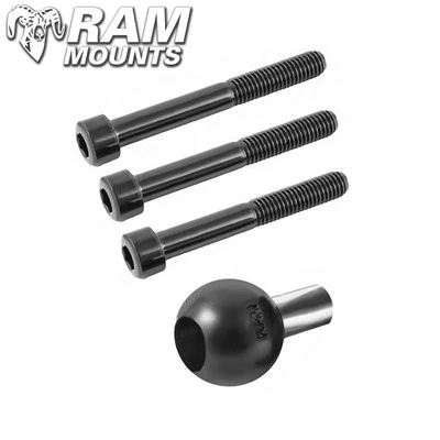 Ram Mounts Motorcycle Handlebar Clamp Base With M8 Screws 1 Ram Mounts Motorcycle Handlebar Clamp Base With M8 Screws