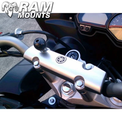 Ram Mounts Motorcycle Handlebar Clamp Base With M8 Screws 3 Ram Mounts Motorcycle Handlebar Clamp Base With M8 Screws - Image 3