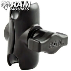 Ram Mounts Short Double Socket Arm For 1" Ball Bases