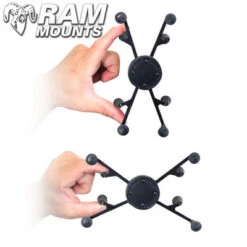 Ram Mounts Universal X-Grip II Tablet Holder With 1" Ball For Small Tablets 6 Ram Mounts Universal X-Grip II Tablet Holder With 1" Ball For Small Tablets -Motorcycle Riding Equipment Ram Mounts Universal X Grip II Tablet Holder with 1 Ball for detail 3 54009.1481992723