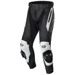 Cortech Revo Men's Leather Sport Pants 7 Cortech Revo Men's Leather Sport Pants -Motorcycle Riding Equipment Revo Mens Sport Pants Black White 1 33467.1665588254