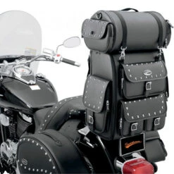 Saddlemen EX2200/2200S Deluxe Sissy Bar Bag -Motorcycle Riding Equipment Saddlemen EX2200S Deluxe Sissy Bar Bag PU35150097a 21069.1458738894