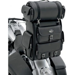 Saddlemen EX2200/2200S Deluxe Sissy Bar Bag -Motorcycle Riding Equipment Saddlemen EX2200 Deluxe Sissy Bar Bag PU35150096b 47094.1458738882