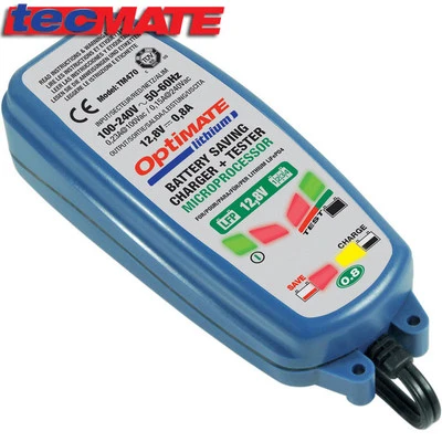 TecMate TM471 OptiMate Lithium 0.8A Battery Charger 1 TecMate TM471 OptiMate Lithium 0.8A Battery Charger