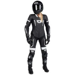 Cortech Apex V1 One Piece Leather Women's Race Suit -Motorcycle Riding Equipment cortech apex v1 one piece race suit womens black white 2 65247.1585251918
