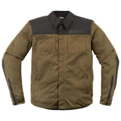 Icon Upstate Mesh CE Jacket -Motorcycle Riding Equipment icon upstate mesh ce jacket green 75532.1674770492