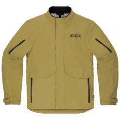 Icon Stormhawk Waterproof Jacket -Motorcycle Riding Equipment icon stormhawk jacket tan 18946.1597957799