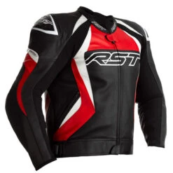 RST TracTech Evo 4 Leather Jacket -Motorcycle Riding Equipment rst tractech evo 4 leather jacket black red 09604.1625598976