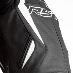 RST TracTech Evo 4 Leather Jacket -Motorcycle Riding Equipment rst tractech evo 4 leather jacket black white 2 49348.1625598973