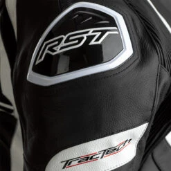 RST TracTech Evo 4 Leather Jacket -Motorcycle Riding Equipment rst tractech evo 4 leather jacket black white 4 30375.1625598975