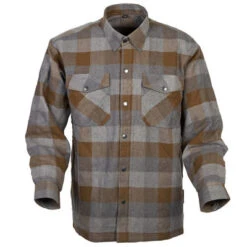 Scorpion Covert Flannel Jacket -Motorcycle Riding Equipment scorpion covert flannel tan brown 20089.1508867633