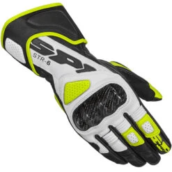 Spidi STR-6 Gloves 9 Spidi STR-6 Gloves -Motorcycle Riding Equipment spidi str 6 gloves black flo yellow 17365.1674587711
