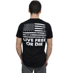 STG Live Free Or Die T Shirt V2 -Motorcycle Riding Equipment stg live free or die shirt white 1 31734.1642713259