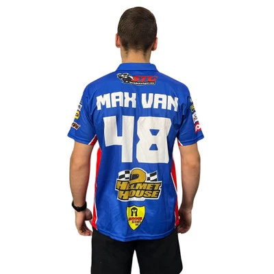 STG Max Van 2022 MotoAmerica Team Shirt 2 STG Max Van 2022 MotoAmerica Team Shirt - Image 2