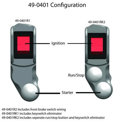 Woodcraft Yamaha YZF-R1 07-08 RH Race Handlebar Switch 2 Woodcraft Yamaha YZF-R1 07-08 RH Race Handlebar Switch - Image 2