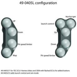 Woodcraft Yamaha YZF-R6 17-23 LH Race Handlebar Switch -Motorcycle Riding Equipment woodcraft yamaha yzf r6 17 20 lh race handlebar switch 3 89142.1675455633